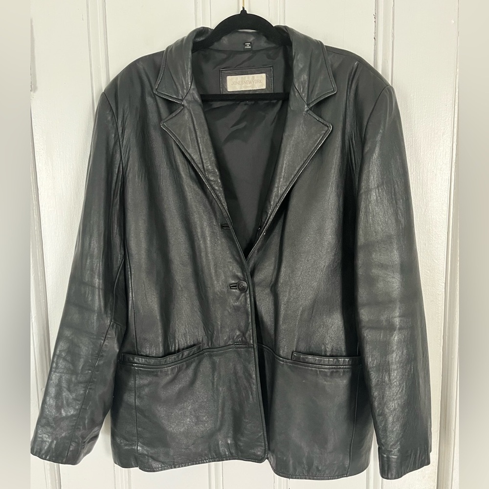 Jones New York Leather Jacket